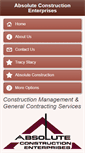 Mobile Screenshot of absoluteconstruct.com